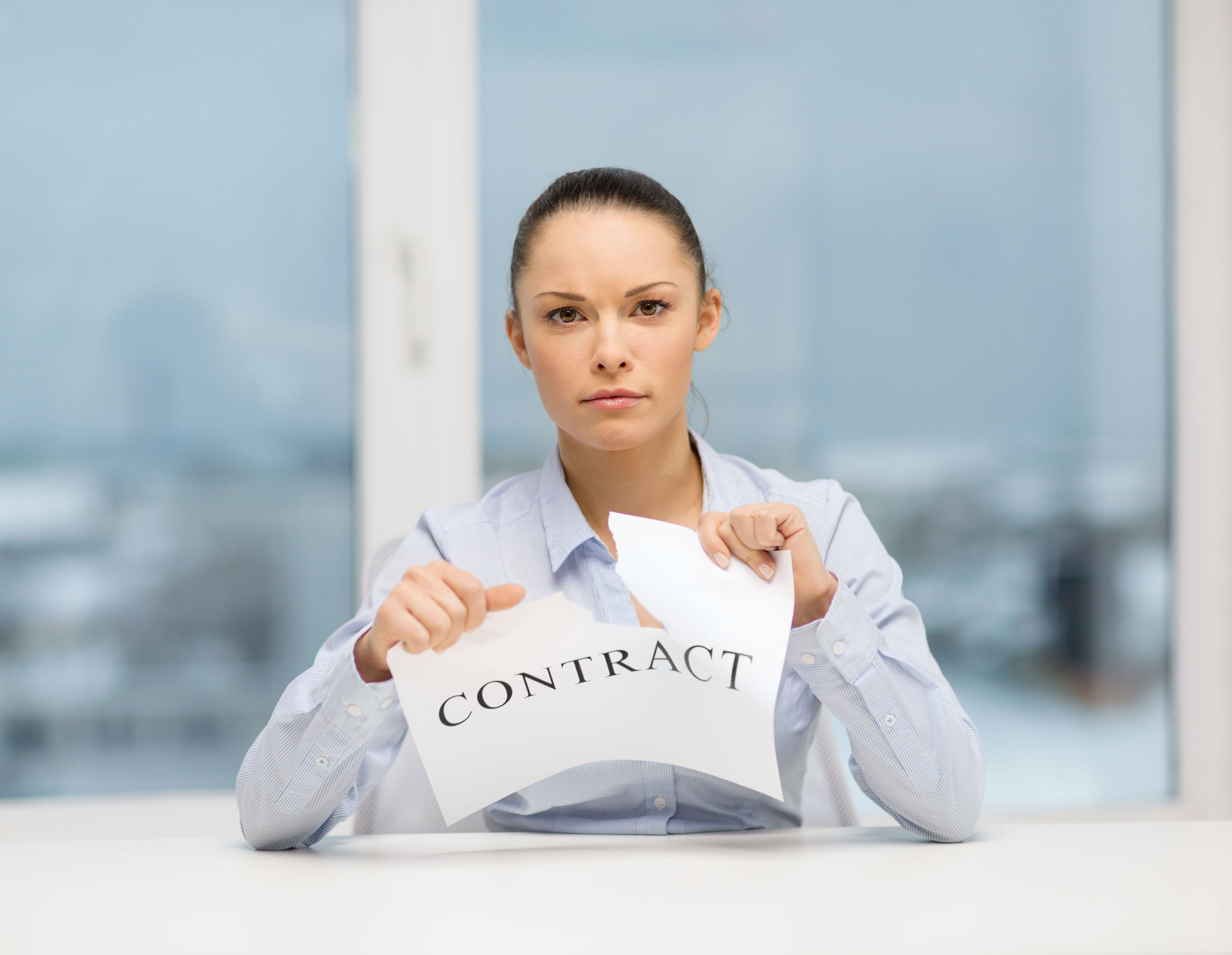 contract verscheuren