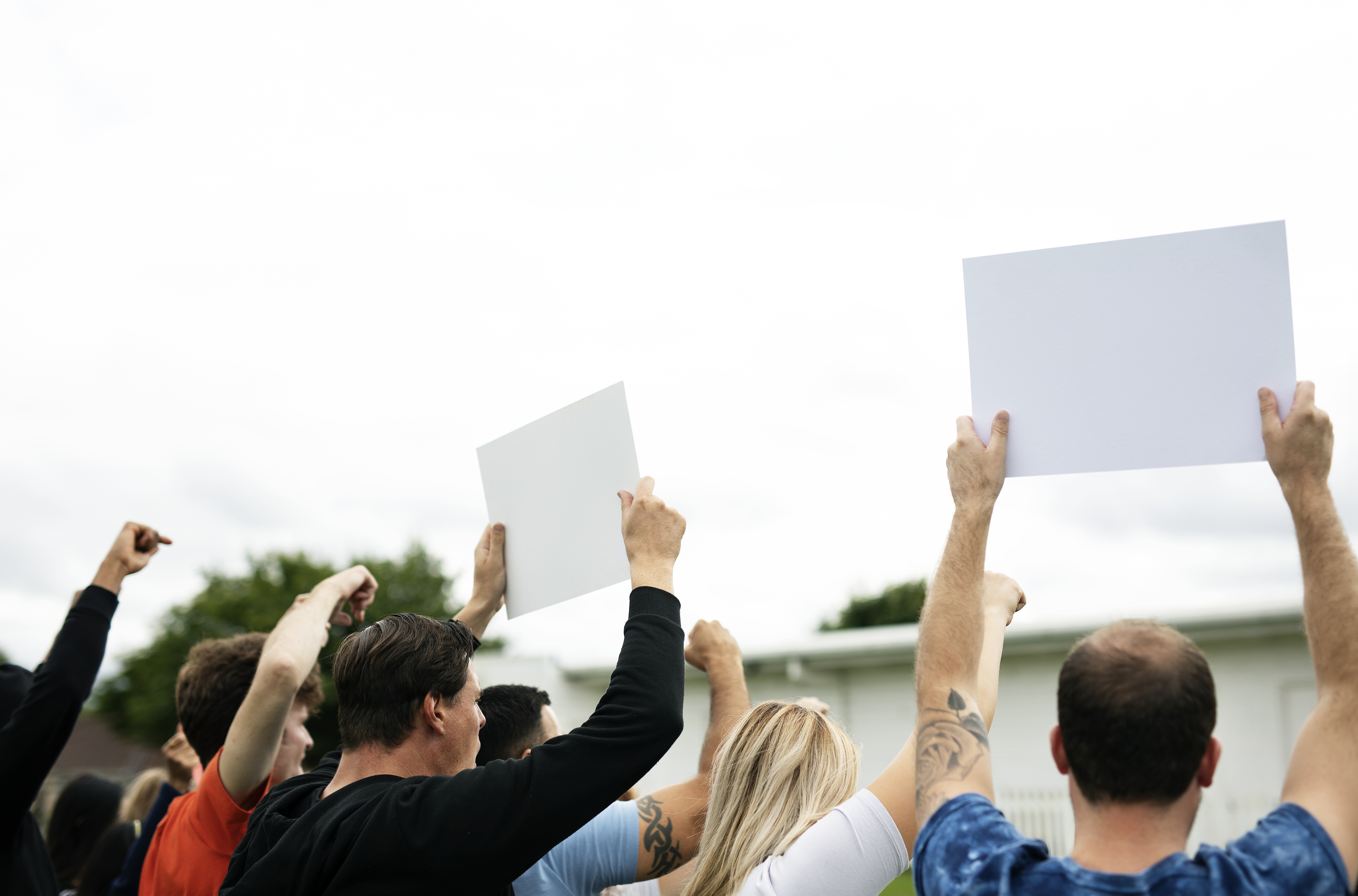 Sfeerbeeld demonstratie